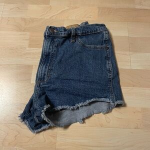 Wrangler cut off blue jean shorts